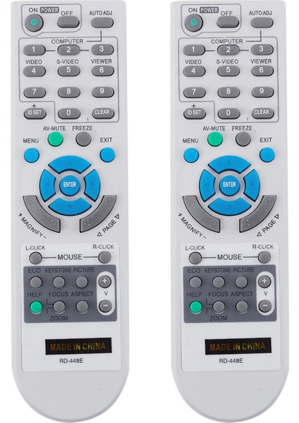 Projektör Için 2x V260X+ V300X+ V260 RD-448E RD-443 NP-VE280 VT37 Uzaktan Kumanda (Yurt Dışından)