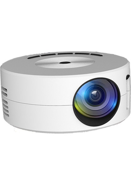 YT200 Mini Projektör LED Ev Medya Oynatıcı Ses Taşınabilir Projektörler USB Video Kablolu Projeksiyon Aynı Ekran Aynası (Yurt Dışından)