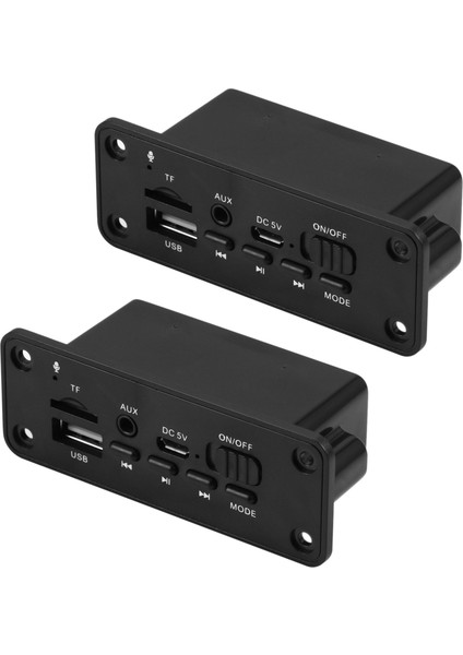 2x Bluetooth 5.0 Mp3 Dekoder Devre Kartı Modülü 2x 3W Hoparlör Araba Fm Radyo Modülü 5V Destek Kayıt Çağrı Handsfree Fonksiyonu (Yurt Dışından)