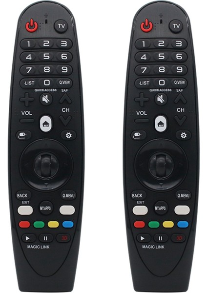 2x Lg Akıllı LCD Tv Için Uzaktan Kumandayı Değiştirin AN-MR18BA/19BA AN-MR600 AN-MR650 AN-MR650A AN-MR600G AM-HR600 AM-HR650A (Yurt Dışından)