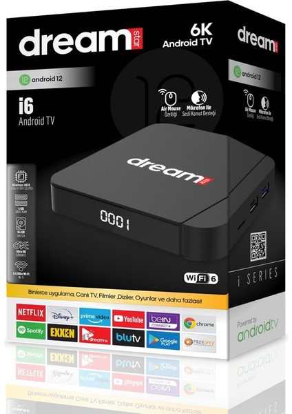 I6 6k Android Tv Box