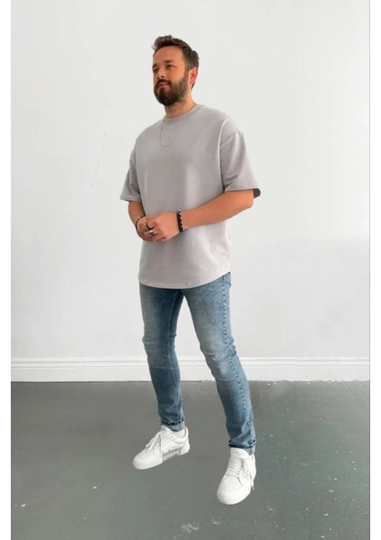 Erkek Oversize Kısa Kollu Nefes Alan T-Shirt