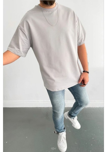 Erkek Oversize Kısa Kollu Nefes Alan T-Shirt fiyatları