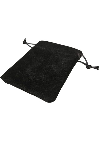 Süet & Kadife Duble Kese Siyah 10 Adet 9X12 cm Takı, Altın Kesesi (Ipli & Büzgülü) fırsatları