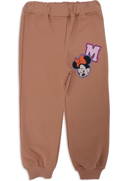 Kız Çocuk Mickey Mouse Baskılı 2'li Alt Üst Eşofman Takımı 2ip