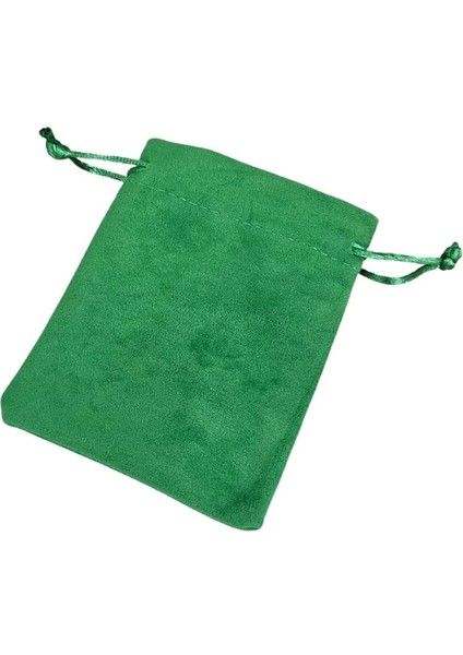 Süet & Kadife Duble Kese Yeşil 25 Adet 9X12 cm Takı, Altın Kesesi (Ipli & Büzgülü) fiyatları