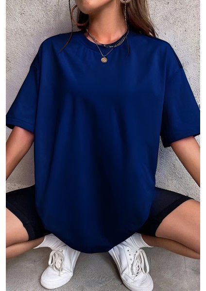 Kadın Nefes Alan Penye Bol Kesim T-Shirt fiyatları