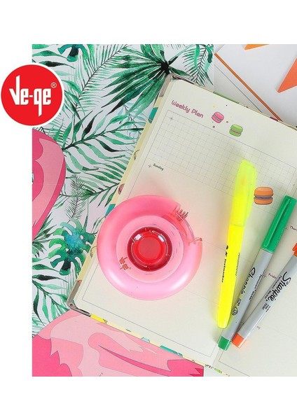 Vege Donut Soft Görünmez Bant 19X25 M Bant Kesme Makineli Yeşil