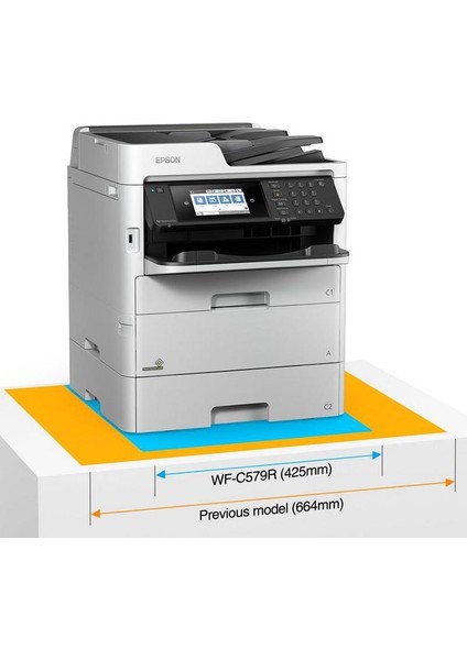 Workforce Pro WF-C579RDWTF Renkli Çok Fonksiyonlu Inkjet Yazıcı (Extra Kasetli)