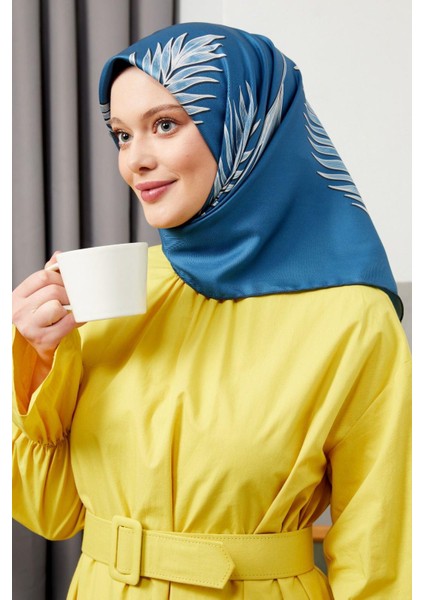 Trend Eşarp - 17563 - Kot Mavi