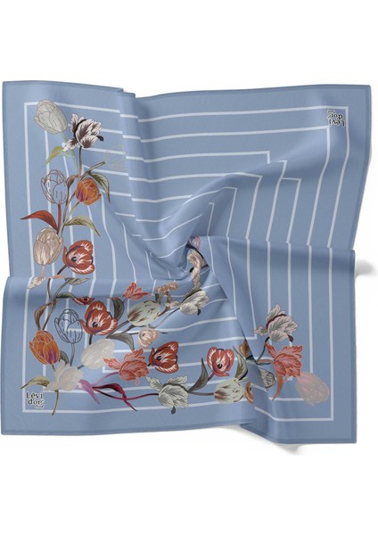 Trend Eşarp - 17566 - Bebe Mavi