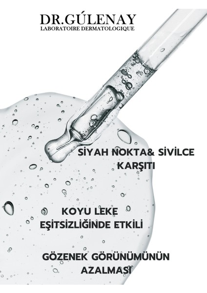 Arındırıcı Yüz Temizleyici ile Sivilce Ve Siyah Nokta Karşıtı Serum Cilt Bakım Seti
