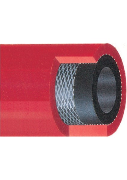 Jupıter Oksijen - Asetilen Kaynak - Ts En Iso 3821 (Yanmaz) Kırmızı 5/16" 8mm 1 Metre