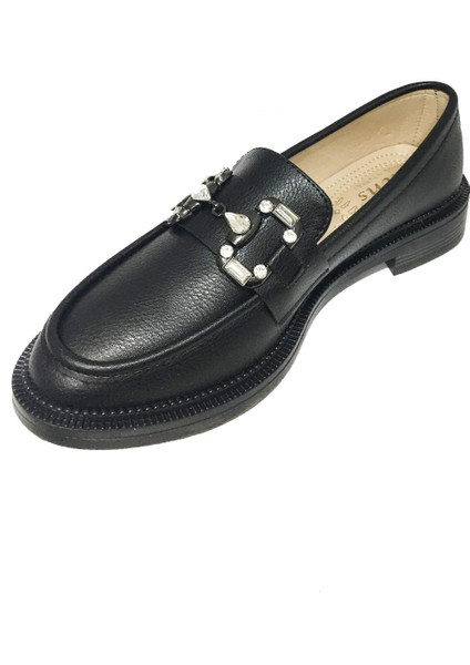 Shoes 303-24 Deri Trend Fashion Taşlı Kadın Babet fiyatları