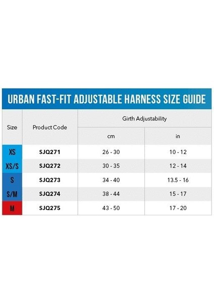 Urban Fast Fit Tuig M Turquoise Moon Göğüs Tasması