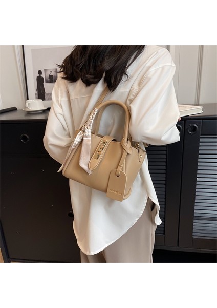 Kadınlar Için Çantalar, Şık ve Çok Yönlü El Taşıma Çapraz Çanta, Kore Tarzı Niş Tasarımlı Kova Çanta (Yurt Dışından)