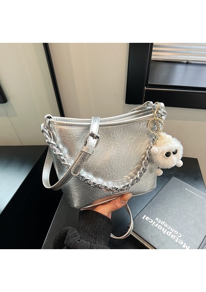 Kadınlar Için Şık Küçük Tote Çanta, Zincir Çanta, Çok Yönlü Omuz Çantası, Çapraz Çanta, Küçük Çanta (Yurt Dışından)