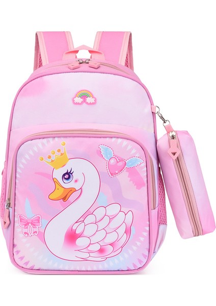 Yeni Çocuk Çantası Anaokulu Birinci Sınıf Ilkokul Öğrencileri Karikatür Omuzları Erkek ve Kadın Rahat Yük Azaltıcı Okul Çantası (Yurt Dışından)