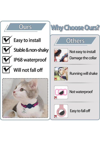 Airtag Pet Yakası Anti-Lost Bulucu Izleyicisi Silikon Kılıfı Için Koruyucu Sleepe, B Boyutu (Yurt Dışından) indirimleri