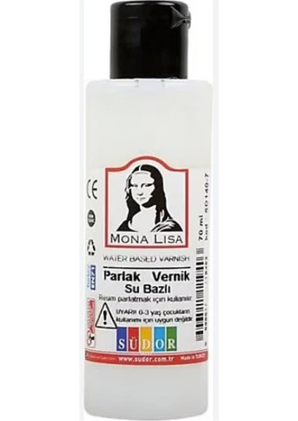 Resim Verniği 70 ml Su Bazlı 1 Adet Resim Parlatıcı Vernik 70 ml 1 Adet