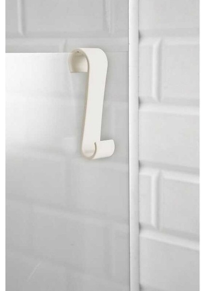 S Havlu Askılık Opak Bej Ev Gereç Duş Kabin Paneline Asılır Standart Renk 34X39X127MM 1 Adet