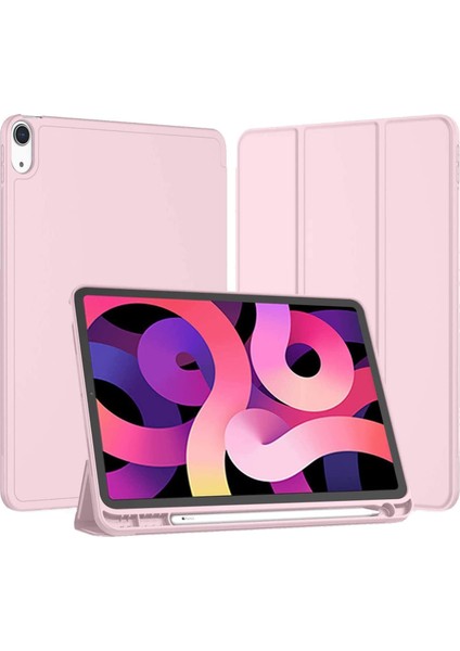 Apple iPad Mini 6 (MK8C3TU/A) Uyumlu Premium Smart 360 Kalem Yuvalı Kapaklı Kılıf