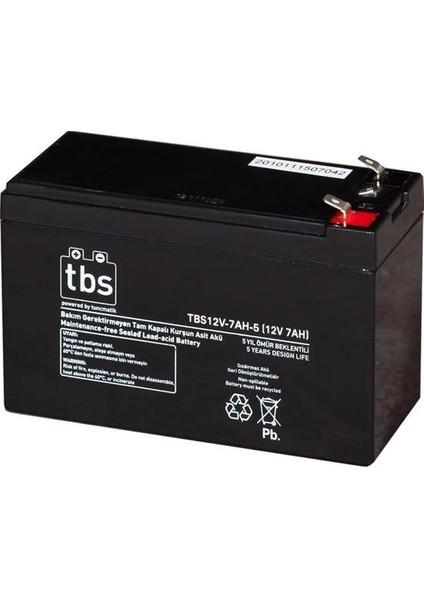 Tunçmatik Tuncmatık USB Black Battery 12V-7AH Ups Tıpaku TSK7032