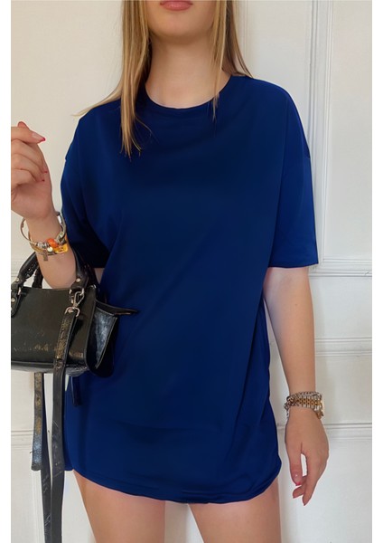 Kadın Penye Nefes Alan Oversize T-Shirt