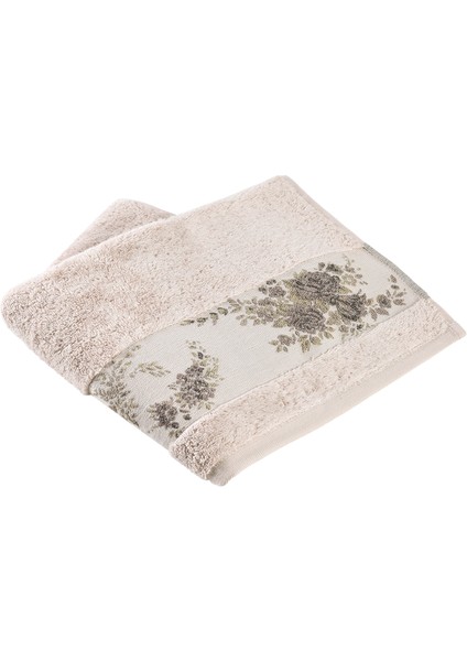 Victoria Penye 50*90 Tekli Yüz Havlusu - Somon