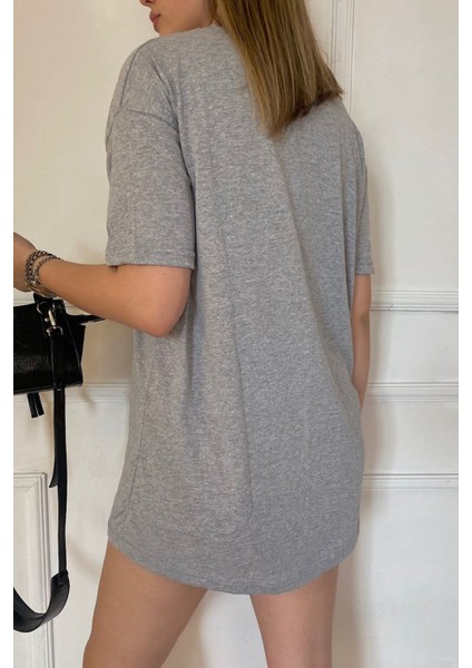 Kadın Penye Nefes Alan Oversize T-Shirt fiyatları