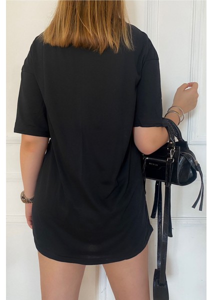 Kadın Penye Nefes Alan Oversize T-Shirt fiyatları