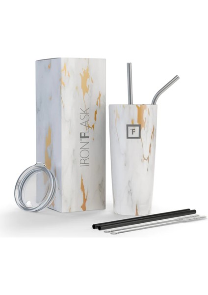 700 ml Calacatta Marble Bardak Termos