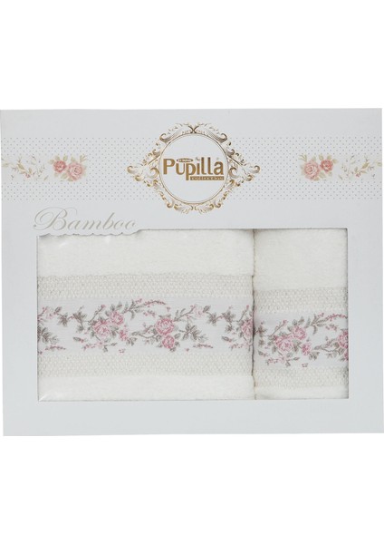Rönesans Bambu 2'li Banyo Havlu Seti (50*90+70*140) - Krem fiyatları