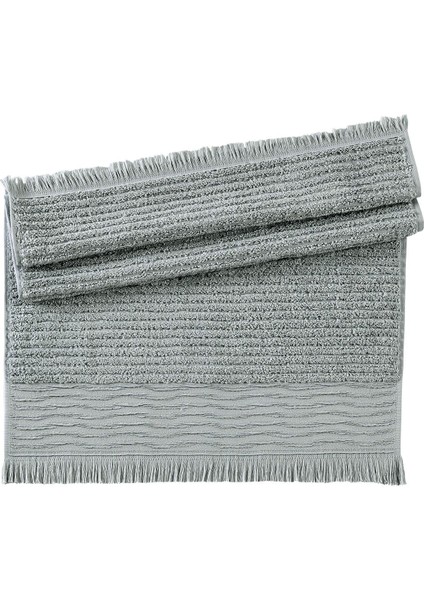Frida 50*90 Tekli Penye Yüz Havlusu - Gri
