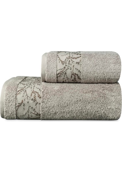 Milena Bambu 2'li Banyo Havlu Seti (50*90+70*140) - Gri