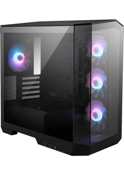 MAG PANO M100R PZ Temperli Cam 3x120mm 1x120mm ARGB Fan mATX Panoramik Gaming Bilgisayar Kasası