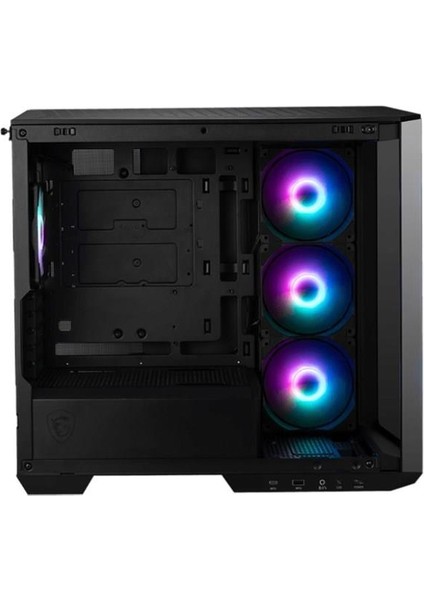 MAG PANO M100R PZ Temperli Cam 3x120mm 1x120mm ARGB Fan mATX Panoramik Gaming Bilgisayar Kasası