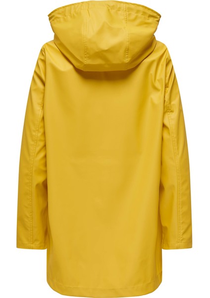 Onlnewellen Loose Fit Kapüşonlu Yağmurluk Kadın Yağmurluk 15304784 indirimleri