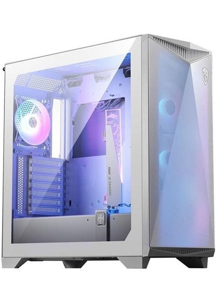 MPG GUNGNIR 300R AIRFLOW WHITE TEMPERLI CAM 4X A-RGB FAN 4x120MM FAN ATX BEYAZ GAMING BILGISAYAR KASASI