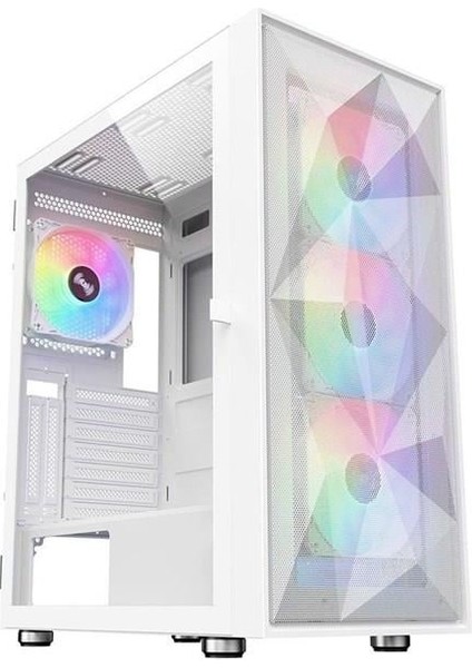 PB-P3509BW Gamıng Mıd-Tower Pc Kasası Beyaz