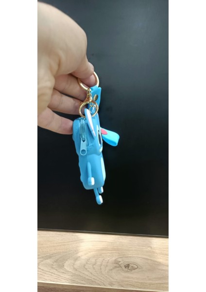 Meyra Accessories Mini Bozukluk Cüzdan Popitli Cinnamoroll Kuromi Stitch Kurbağa Rengarenk Silikon Fermuarlı Cüzdan