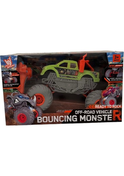 Bouncing Monster Uzaktan Kumandalı Şarjlı Işıklı Arazi Aracı