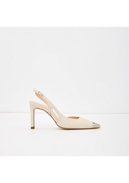 Calgary-Tr Ayakkabı Yüksek Topuklu - Ekru