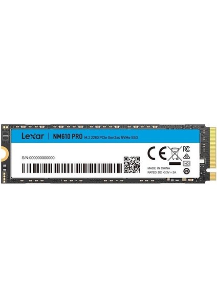 2tb LNM610 Pro LNM610P002T-RNNNG 3300-2600MB/S M2 Nvme Gen4 Disk