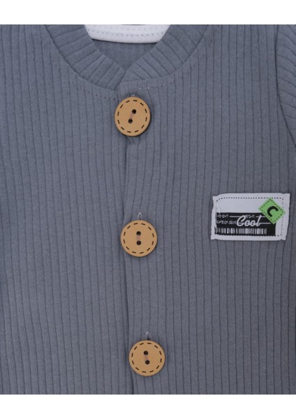 Erkek Bebek Raporlu Düğmeli Kısa Kol Yazlık Tulum fiyatları