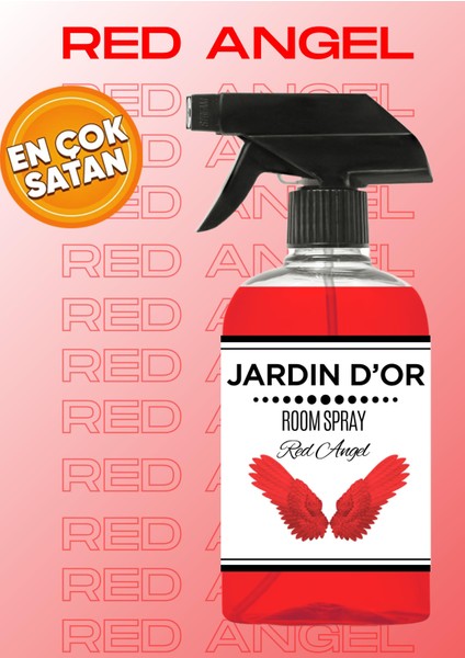 Jardin D'or Red Angel Room Spray Kırmızı Melek Oda Spreyi 500 ml Oda Kokusu