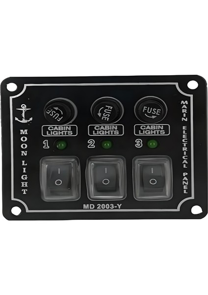 Moonlıght Panel Yatay 3'lü