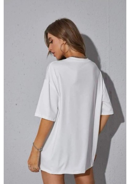 Kadın Oversize Kısa Kollu T-Shirt fiyatları