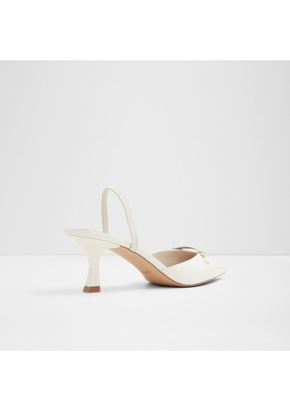 Naılah Ayakkabı Orta Boy Topuklu - Beyaz fiyatları