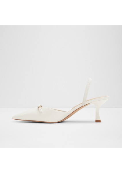Naılah Ayakkabı Orta Boy Topuklu - Beyaz modelleri